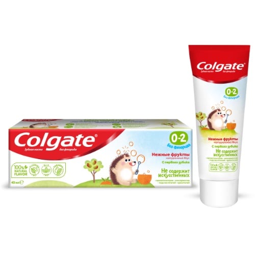 Colgate Детская зубная паста “Нежные фрукты”, без фторида