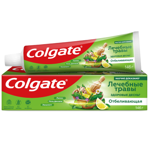 Colgate® Зубная паста Лечебные Травы Отбеливающая